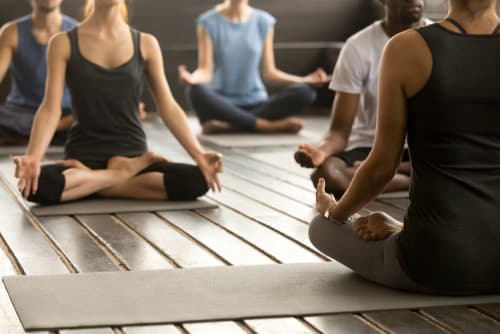 This Yoga Class Combines Exercise With Food And Wine