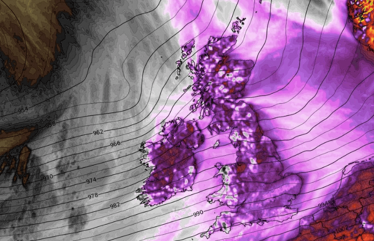 Storm Dennis could affect Ireland this weekend