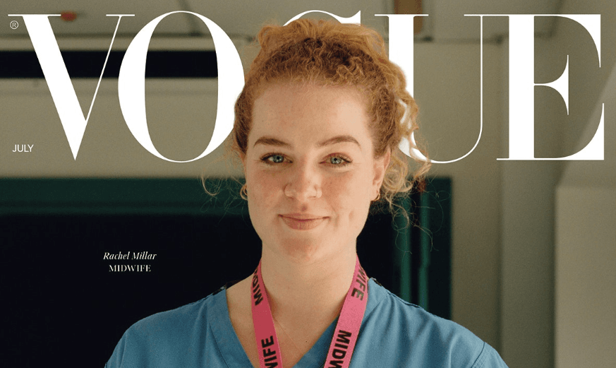 A Tyrone midwife is one of the July cover stars of British Vogue
