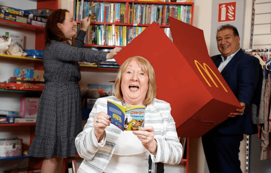 McDonald’s have introduced a book or toy option to all Happy Meals