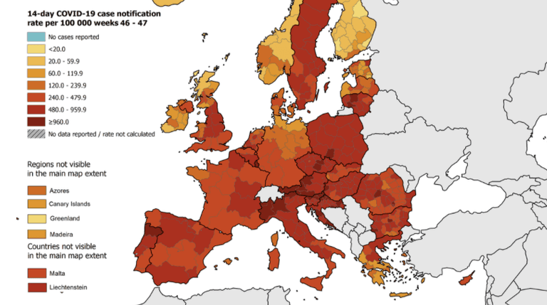 Ireland now has the second-lowest 14-day COVID incidence rate in the EU