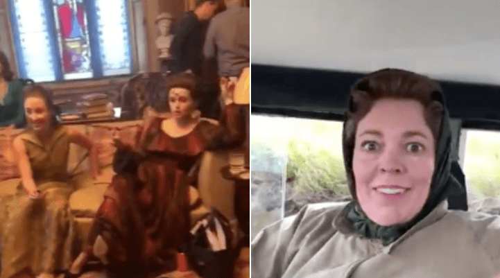 WATCH: Gillian Anderson’s behind the scene clips of The Crown cast are a joy