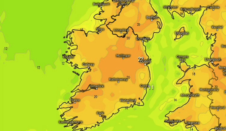 ‘A day for the beach’ later this week as highs of 20 degrees expected
