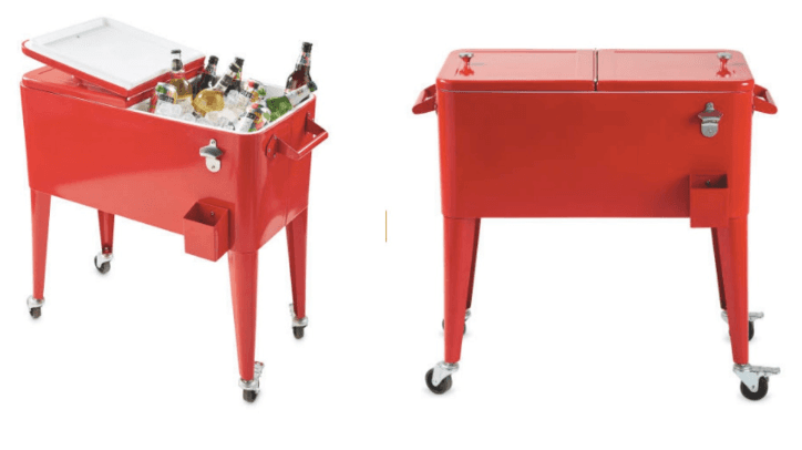 This retro drinks cooler on wheels will be available in Aldi from this weekend