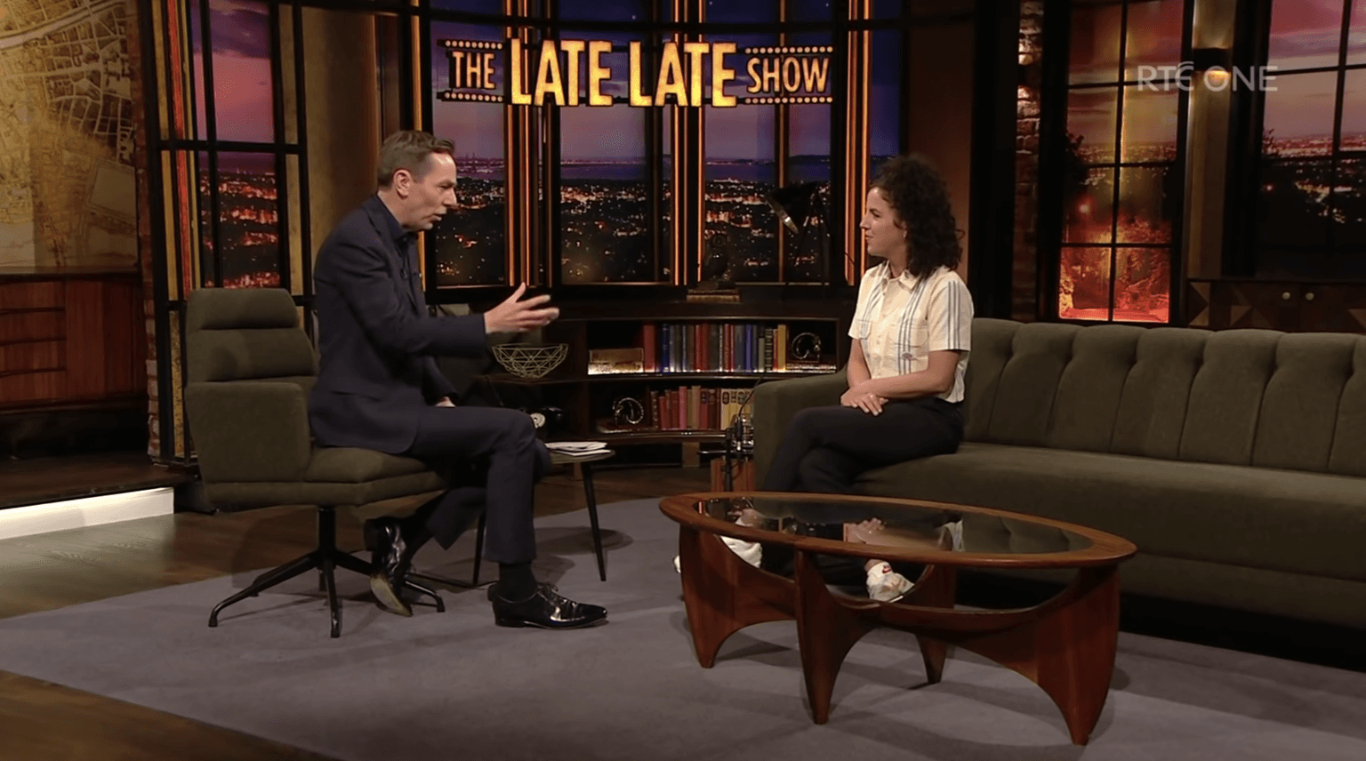 The Stations of the Cross, but it’s Ryan Tubridy asking Jamie Lee O’Donnell her age
