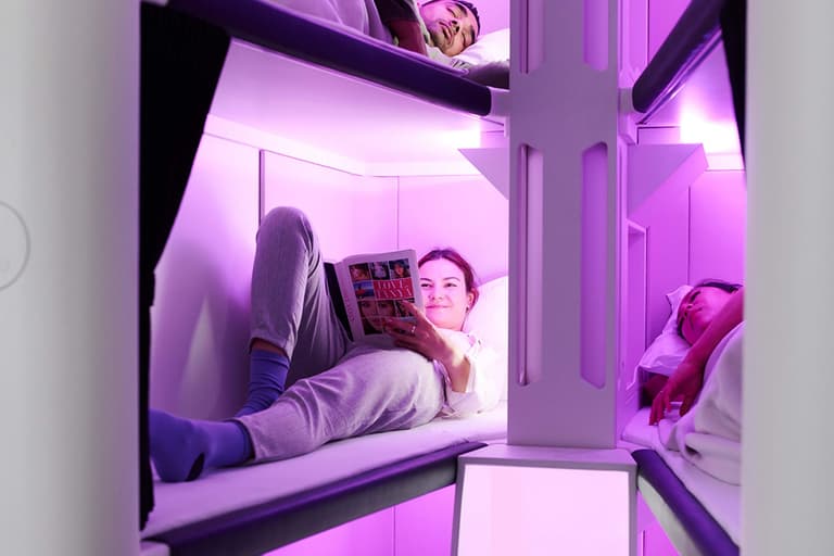Buckle up: The world’s first economy airplane bunk beds are coming Buckle up: The world’s first economy airplane bunk beds are coming