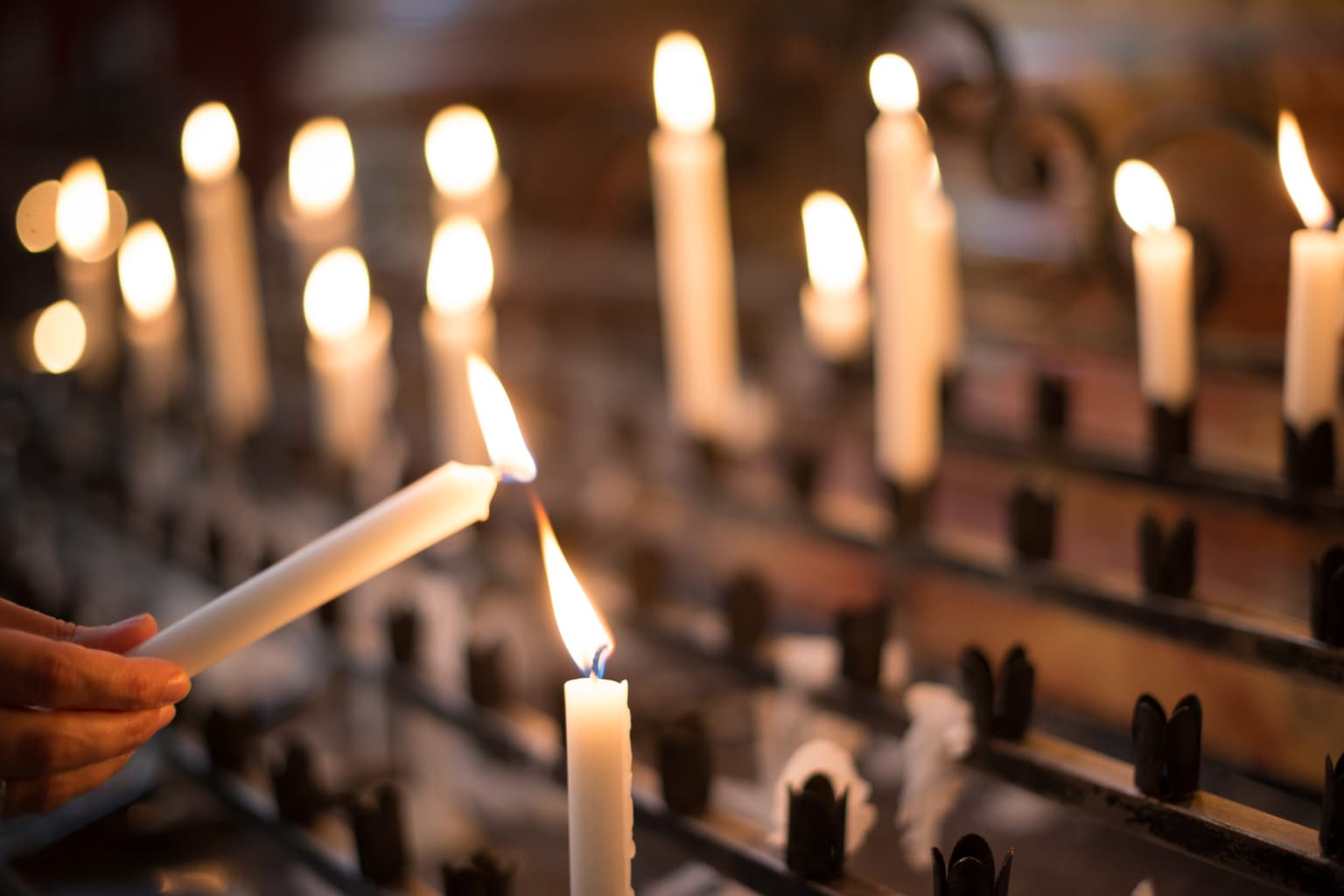 You can actually light a virtual candle for someone in Knock