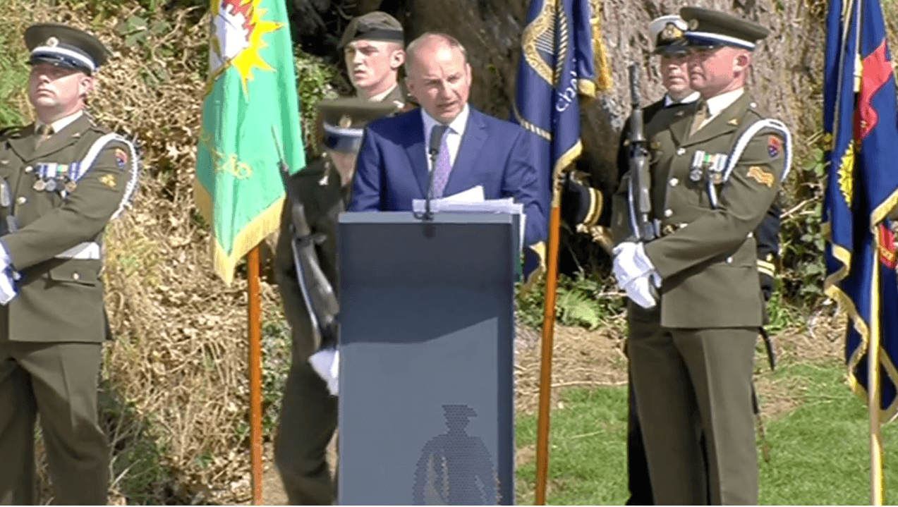 Man arrested as Gardaí invest object thrown at Taoiseach at centenary