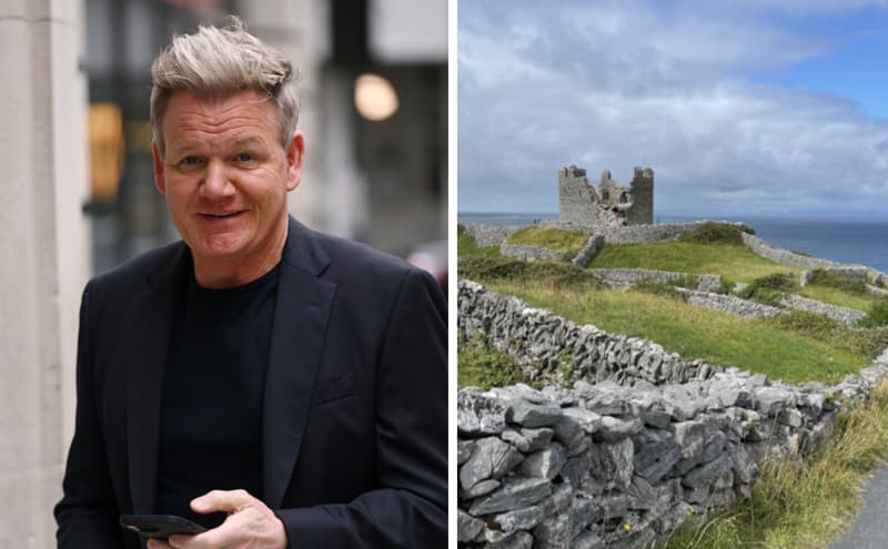 Gordon Ramsay visits Galway ice cream shop and films on Inis Oírr