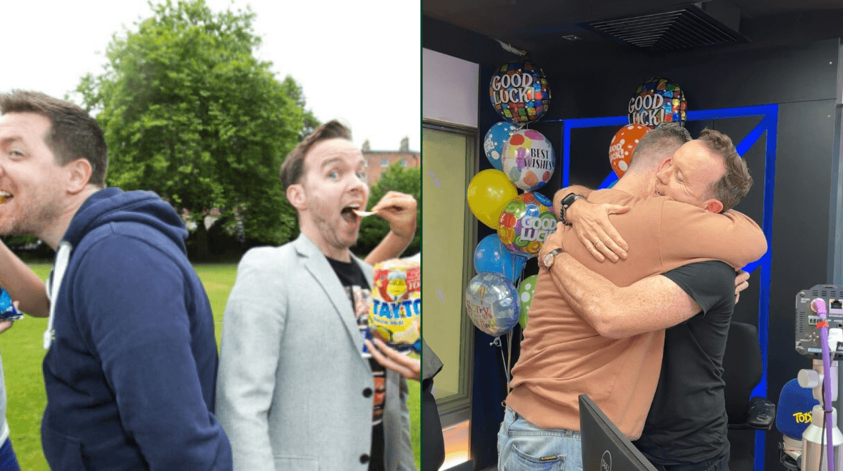 Emotional final broadcast after 21 years co-hosting Dermot & Dave part ways