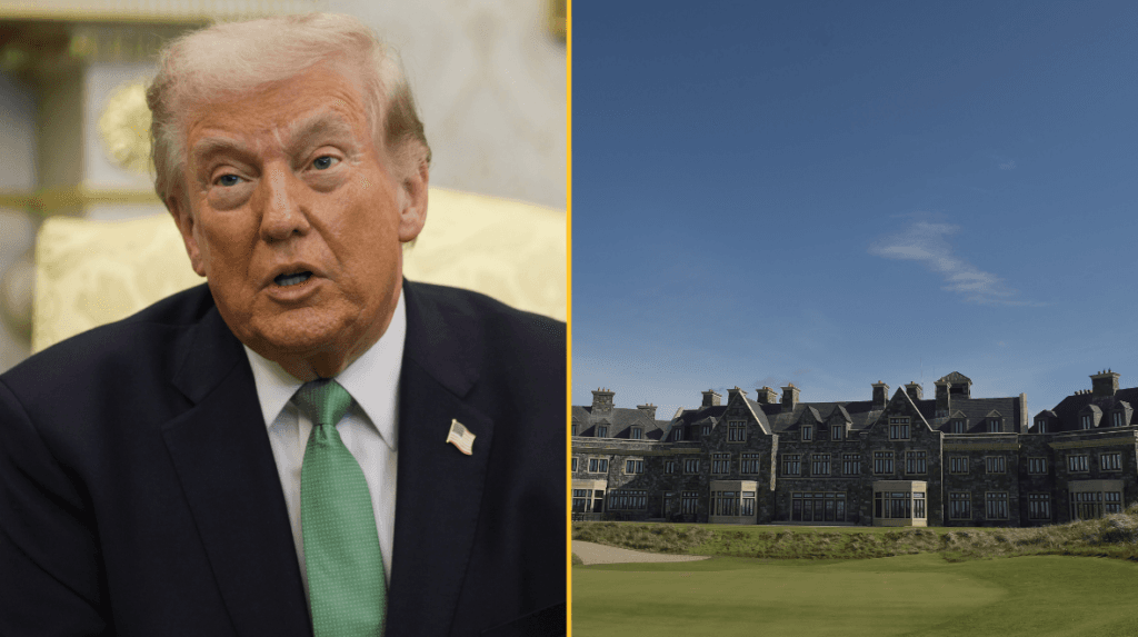 Donald Trump says people in Ireland are ‘very happy’ about Iran war