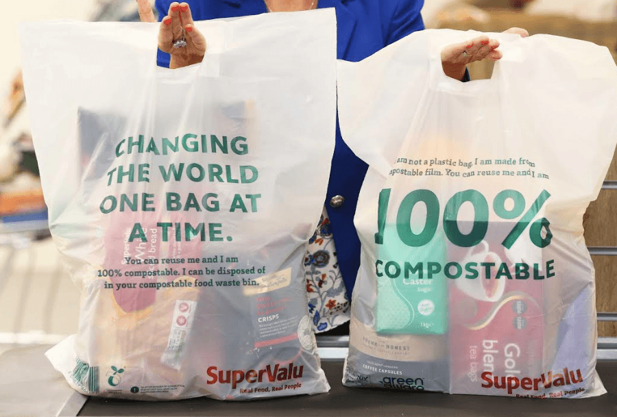 SuperValu Is Introducing 100% Compostable Shopping Bags