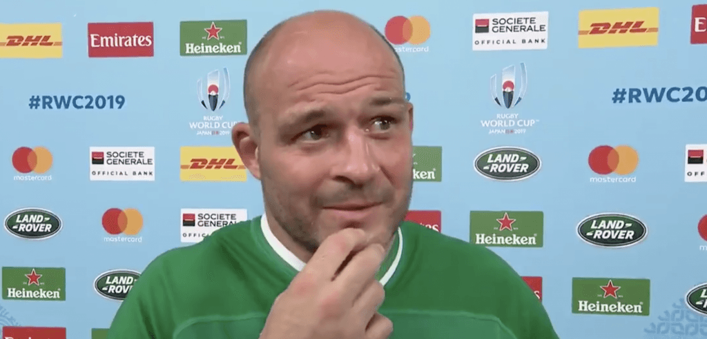 WATCH: A tearful Rory Best reacts to the Irish RWC quarter-final defeat