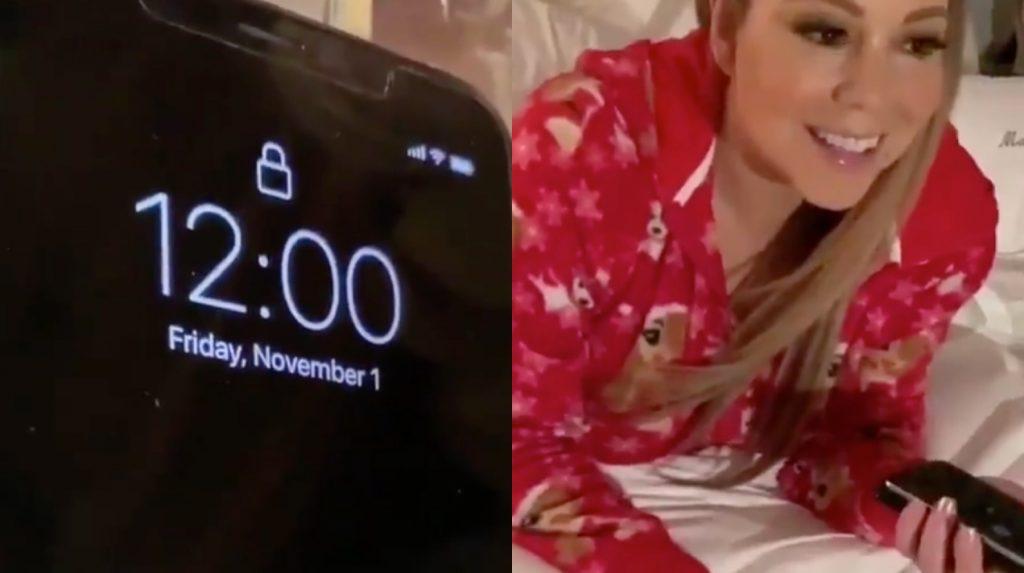 WATCH: Christmas has arrived according to Mariah Carey