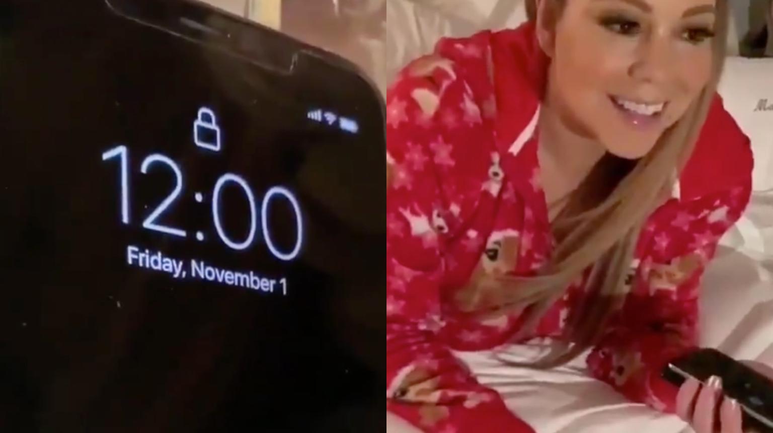 WATCH: Christmas has arrived according to Mariah Carey