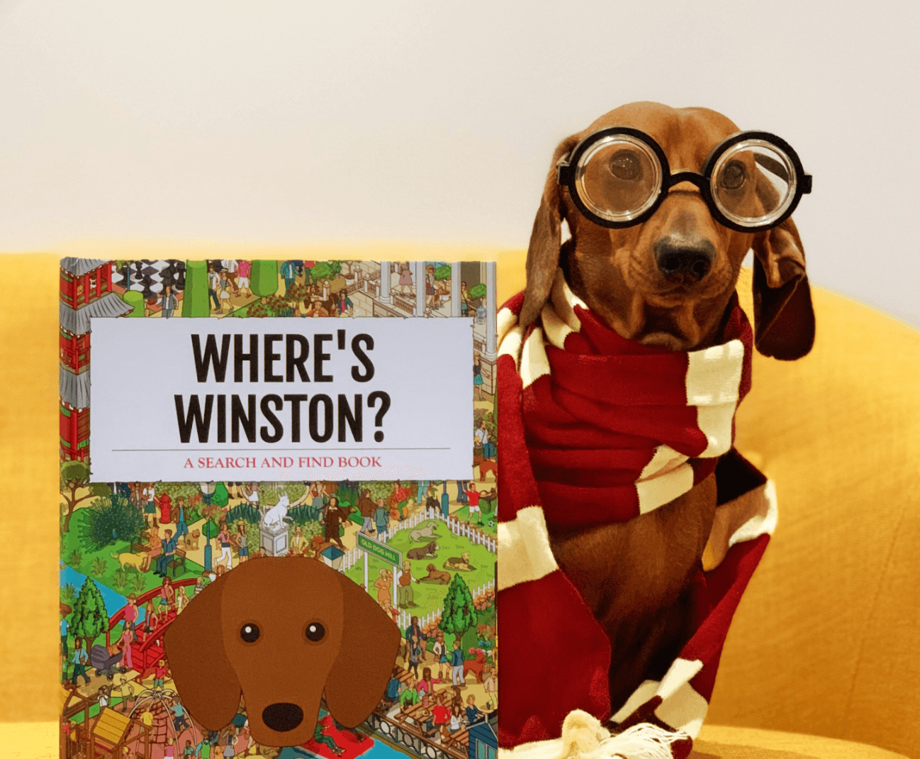 You can now make a ‘Where’s Wally’ type book featuring your dog