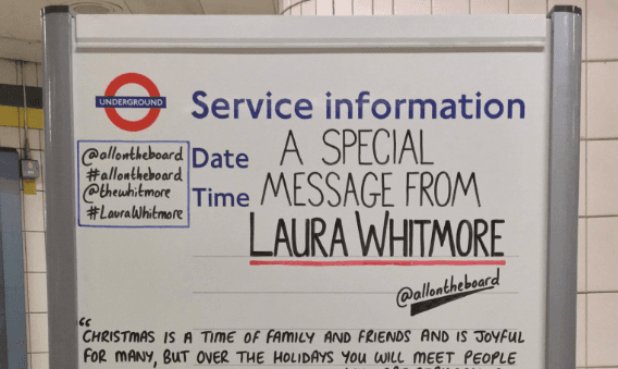 Laura Whitmore’s Christmas message is something we can all get behind