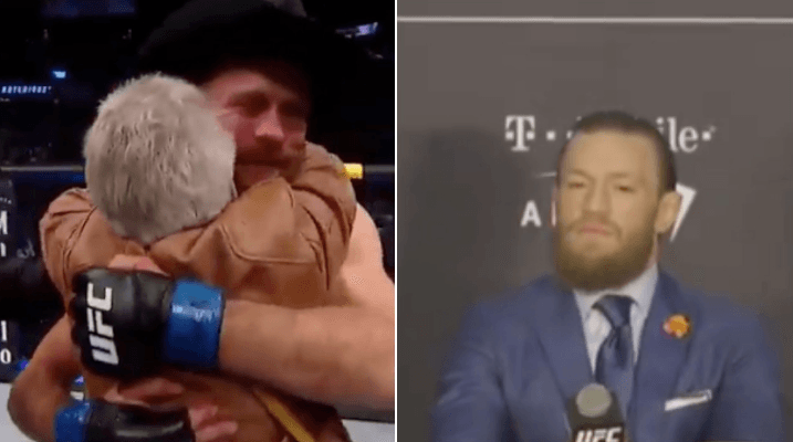 McGregor pays tribute to opponent’s “phenomenal” grandmother after successful UFC return