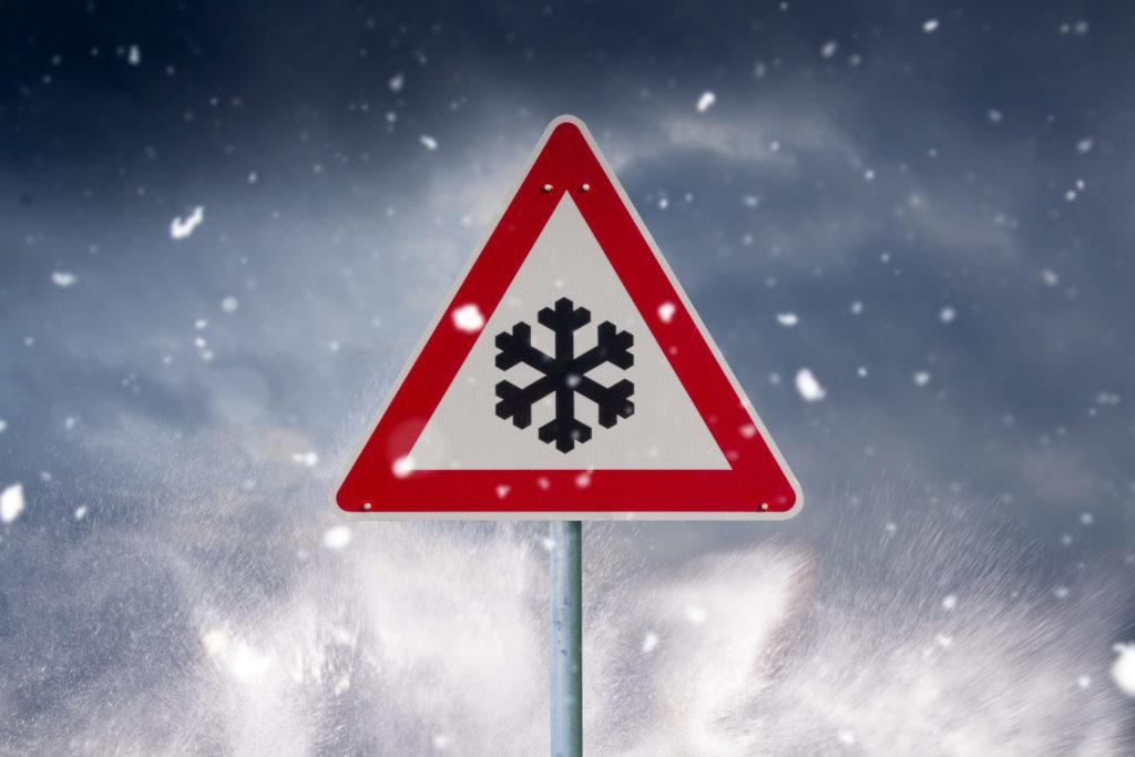 Low temperature and ice warning issued for 17 counties this weekend