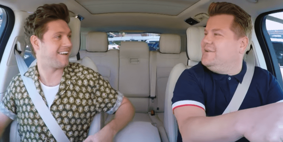 WATCH: Niall Horan takes on Carpool Karaoke and James Corden’s Irish accent isn’t great