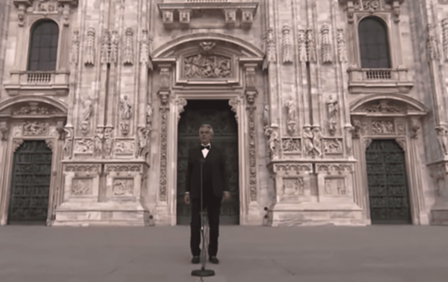 Music for Hope: Andrea Bocelli moves fans with stunning rendition of Amazing Grace
