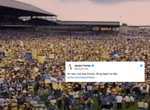 People absolutely the loved the first of RTE’s sport throwbacks last night