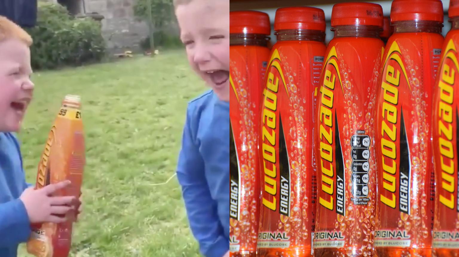 WATCH: Americans are discovering the healing properties of Lucozade thanks to this viral video