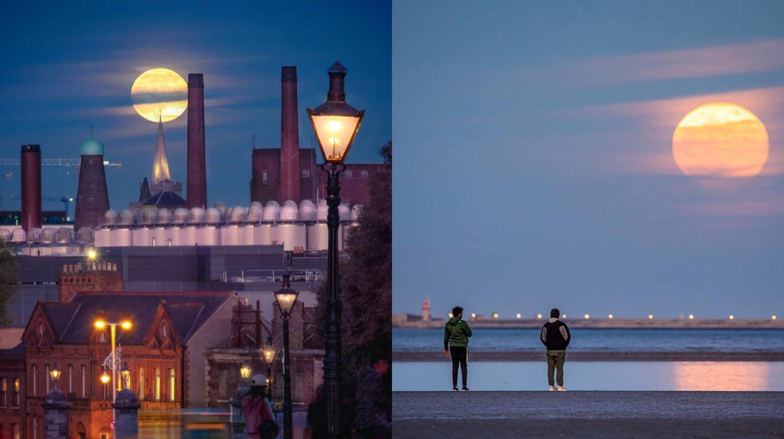 PICS: All the best pics of last night’s full flower supermoon