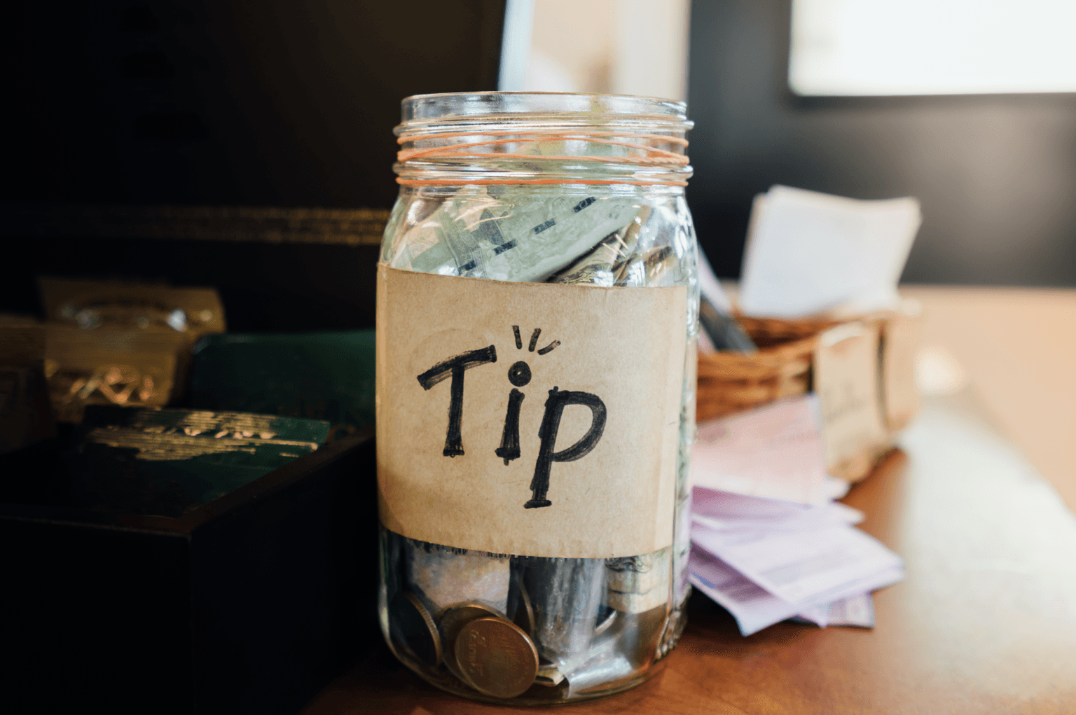Virtual tip jar set up to support hospitality staff