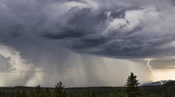 July is set to finish with widespread heavy rain and thundery downpours