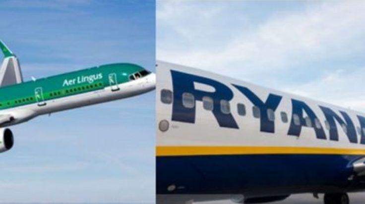 Aer Lingus and Ryanair had a very funny tweet-off about their landings