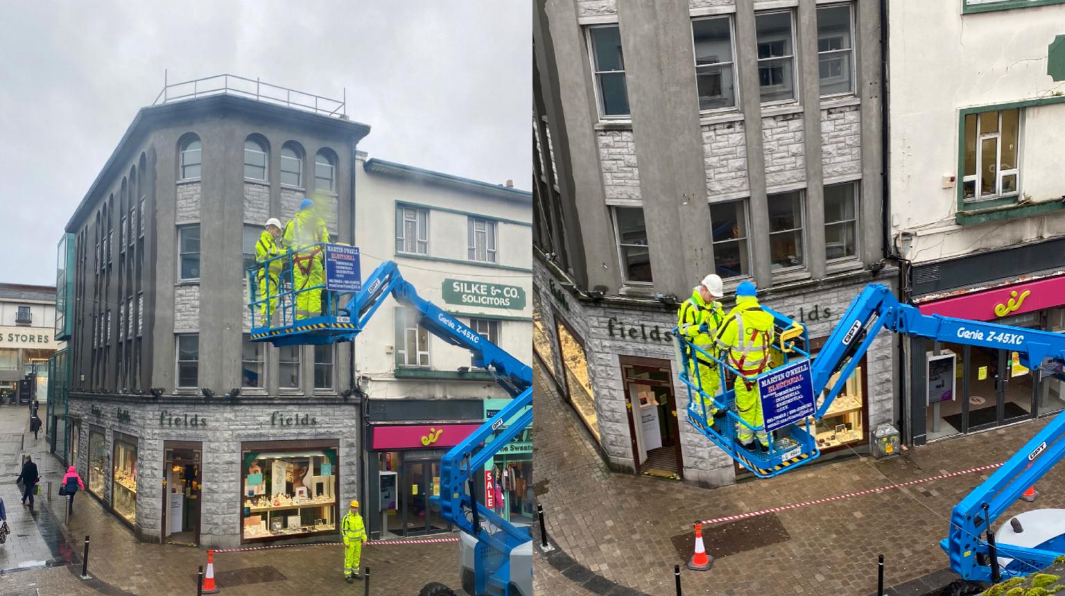 PICS: Galway is already prepping for the Christmas lights to go up