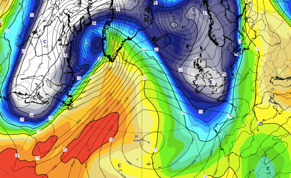 Met Éireann give details of “polar air-mass” with temperatures of -32C over Ireland
