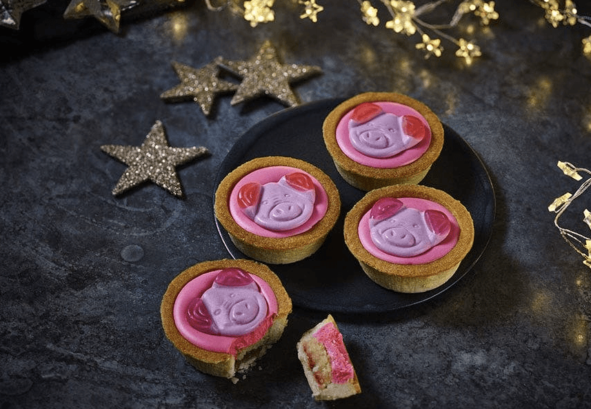 Marks & Spencer are selling Percy Pig mince pies for Christmas