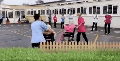 WATCH: Staff and residents at Roscommon nursing home take on the Jerusalema Challenge and it’s an absolute joy