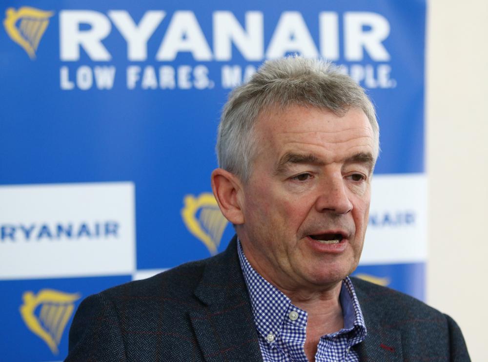 Ryanair boss predicts Irish people will be holidaying from July