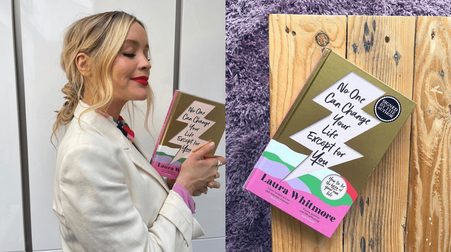 Laura Whitmore celebrates being a published author 
