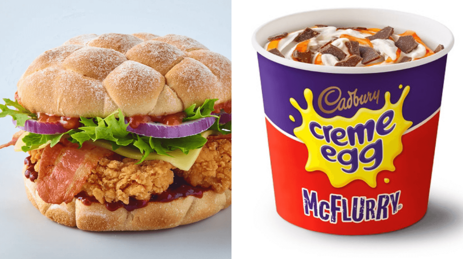 McDonald’s has added some new menu items including a Crème Egg McFlurry