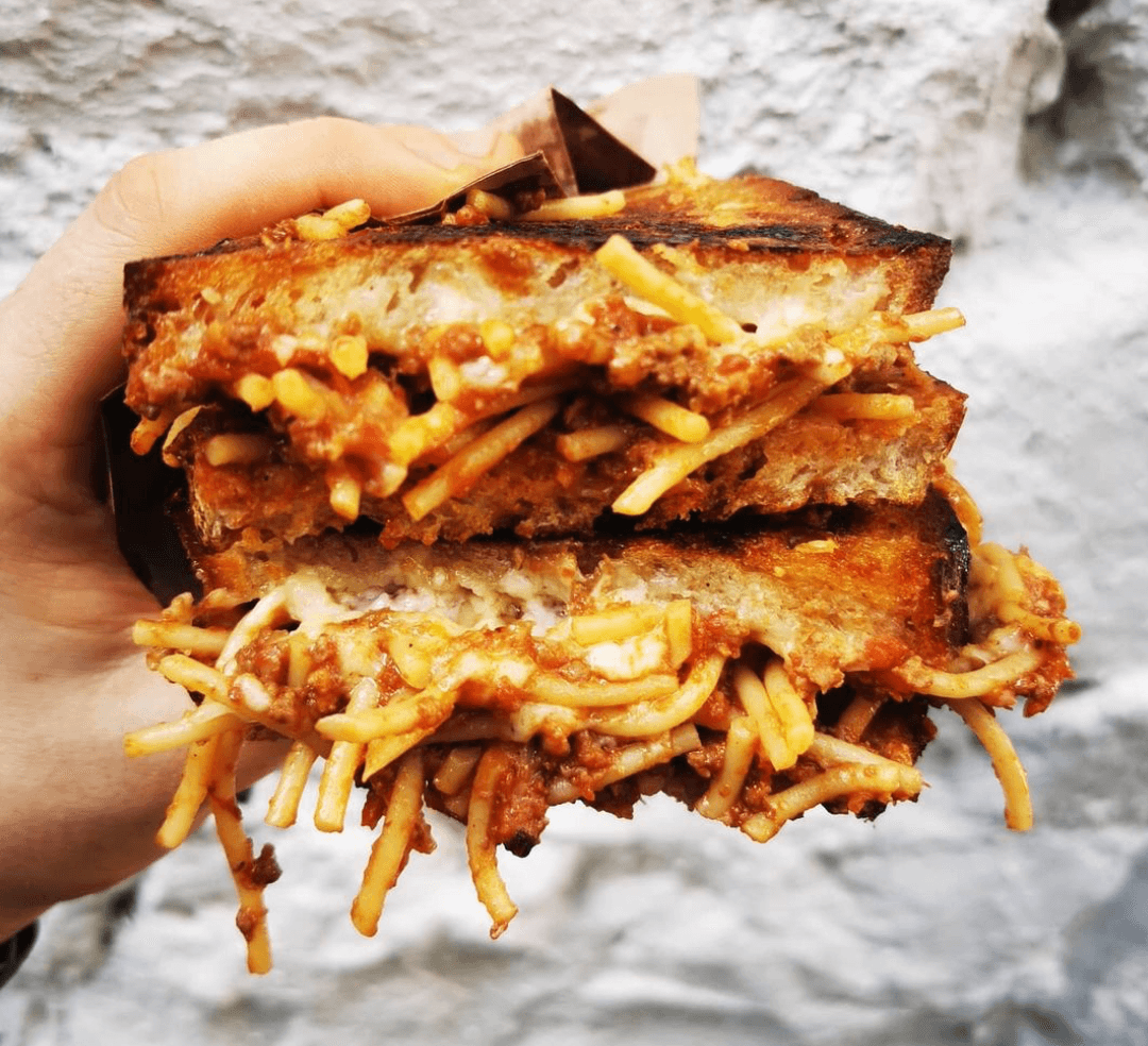 This Mayo spot is serving up a Spag-Bol Sambo!