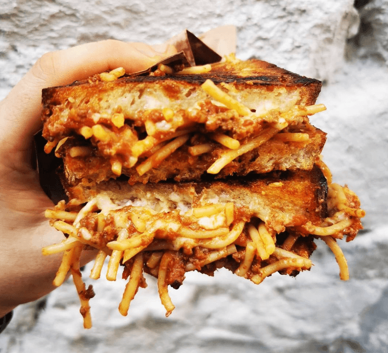 This Mayo spot is serving up a Spag-Bol Sambo!