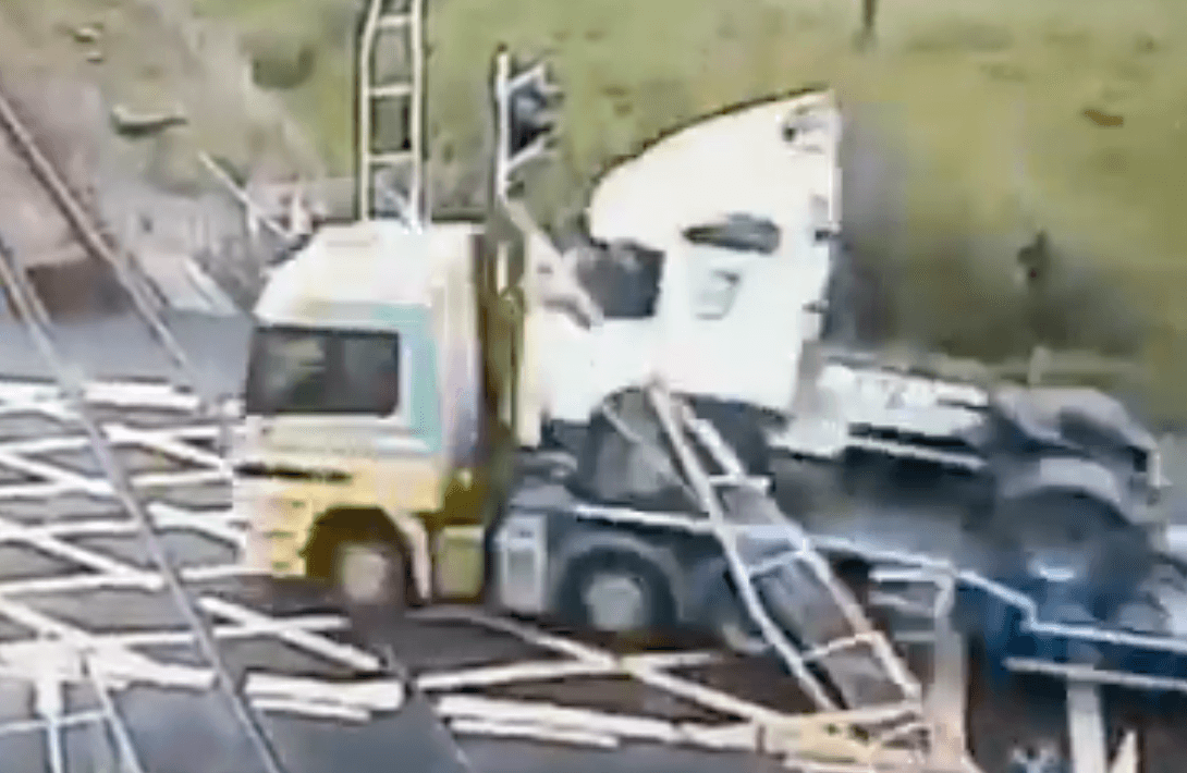 WATCH: Irish Rail appeals for road users to act safely after level crossing incident today