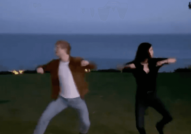 WATCH: Courteney Cox recreates “The Routine” with Ed Sheeran in place of David Schwimmer