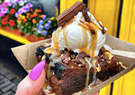 Feast your eyes on the dessert selection at this Cork café