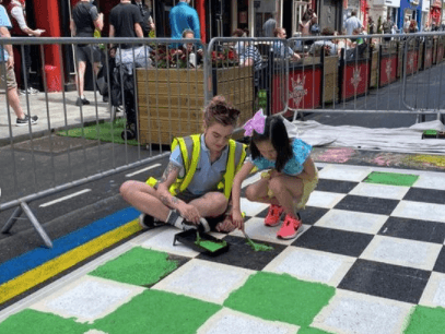 This newly pedestrianised street in Cork City is getting an artistic makeover