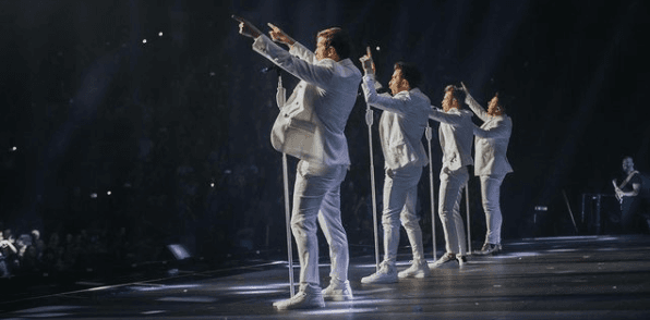 One of Ireland’s fave boybands got together over the weekend to reminisce about their Seasons in the Sun