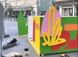 A seriously tasty looking art instillation has just popped up in Cork City