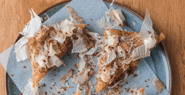 We’re intrigued by this squid toast from a Galway restaurant