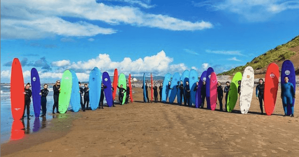 There’s a fancy dress surf sesh happening in Sligo for Halloween