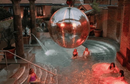 We’re obsessing over this Antrim hotel with a disco ball in the pool