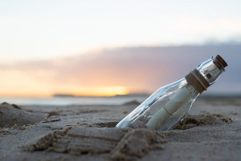 A decades old message in a bottle from Ireland has been found off the coast of Russia